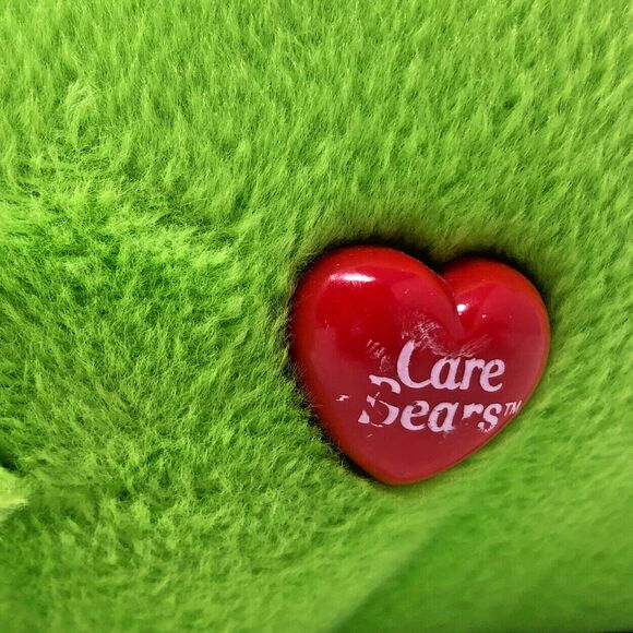 NANCO Care Bears Good Luck Bear 13" Vintage 2004 Green Irish Shamrock Plush - Picture 5 of 12